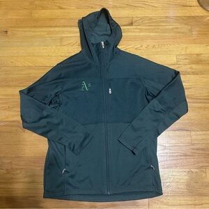 Fjallraven Abisko Trail Fleece Men's XL Full Zip Hooded Gorpcore Forest Green